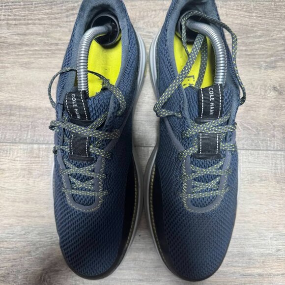 Cole Haan ZeroGrand Atlantic Navy Mesh Sneaker Men's Size 9 - Picture 2 of 7